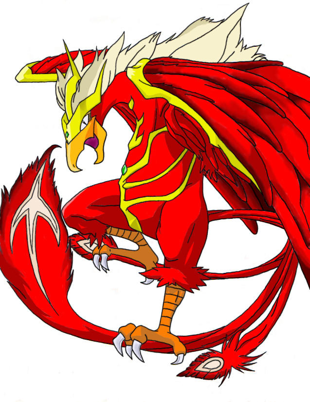 Dranzer- Colored- Renewed by ToraKage-BlackLight on DeviantArt