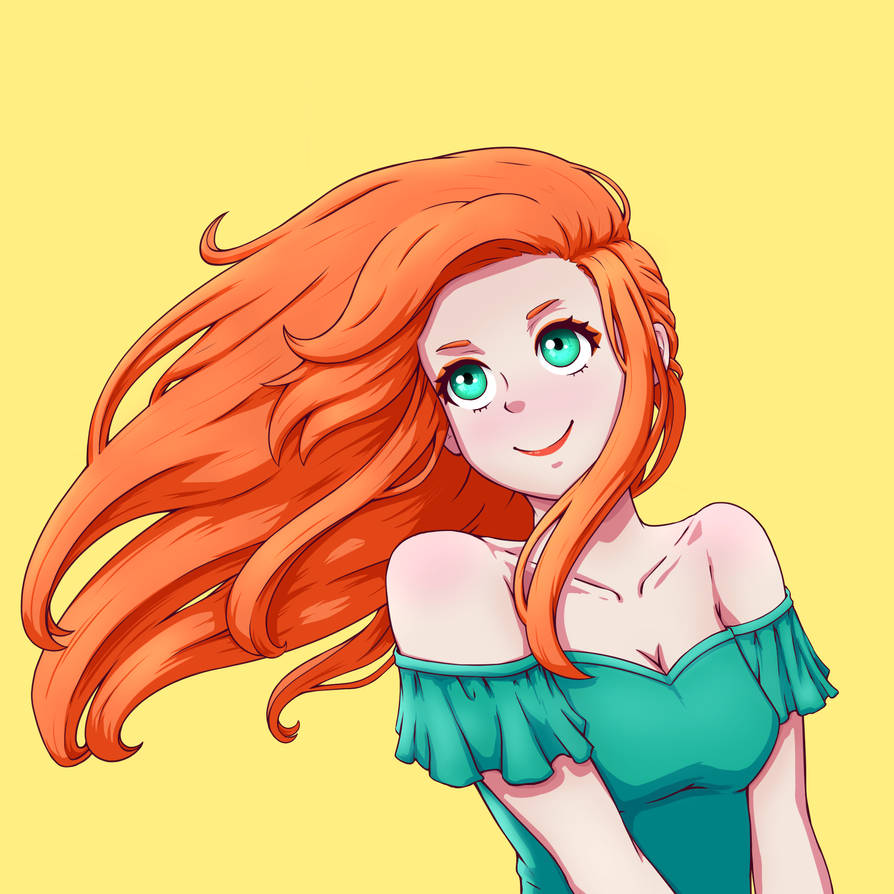 Anime Bust Girl By Bloriart On DeviantArt anime-bust-girl-by-bloriart-on-deviantart