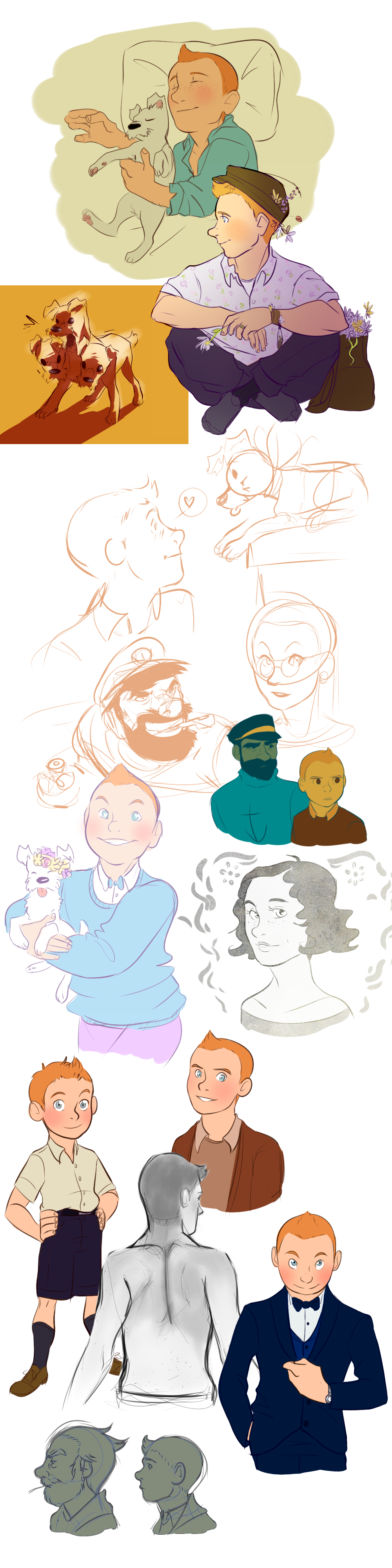Large Tintin Dump by Mumpkins on DeviantArt