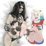 Harley Quinn tickled by Enchantress