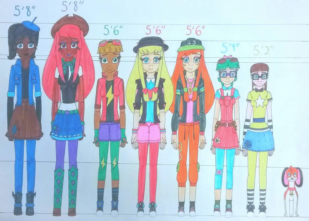 Height comparison chart by Dialysis2day on DeviantArt