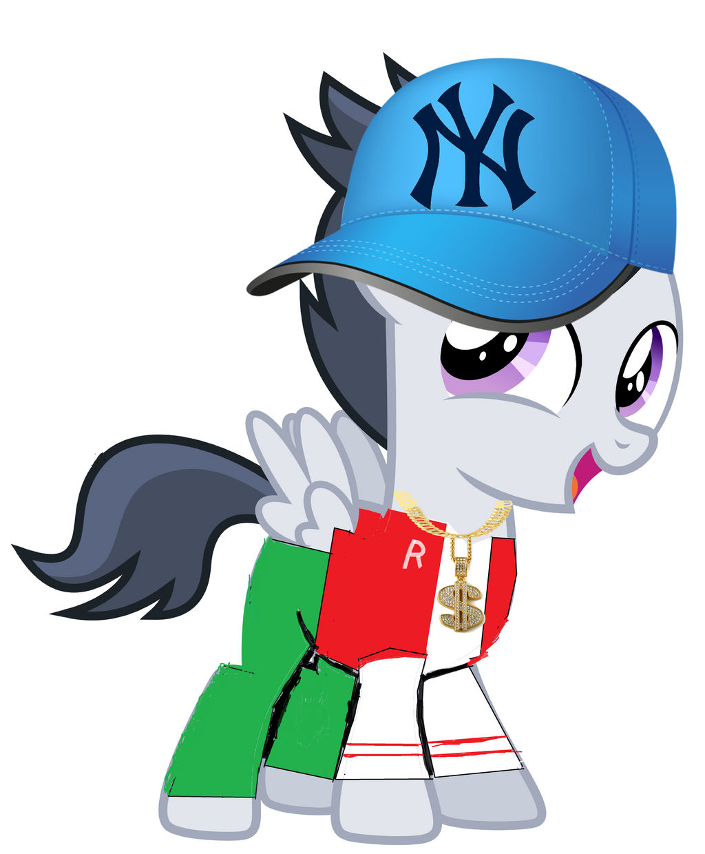 Rumble Dressed As A Rapper by JawsandGumballFan24 on DeviantArt