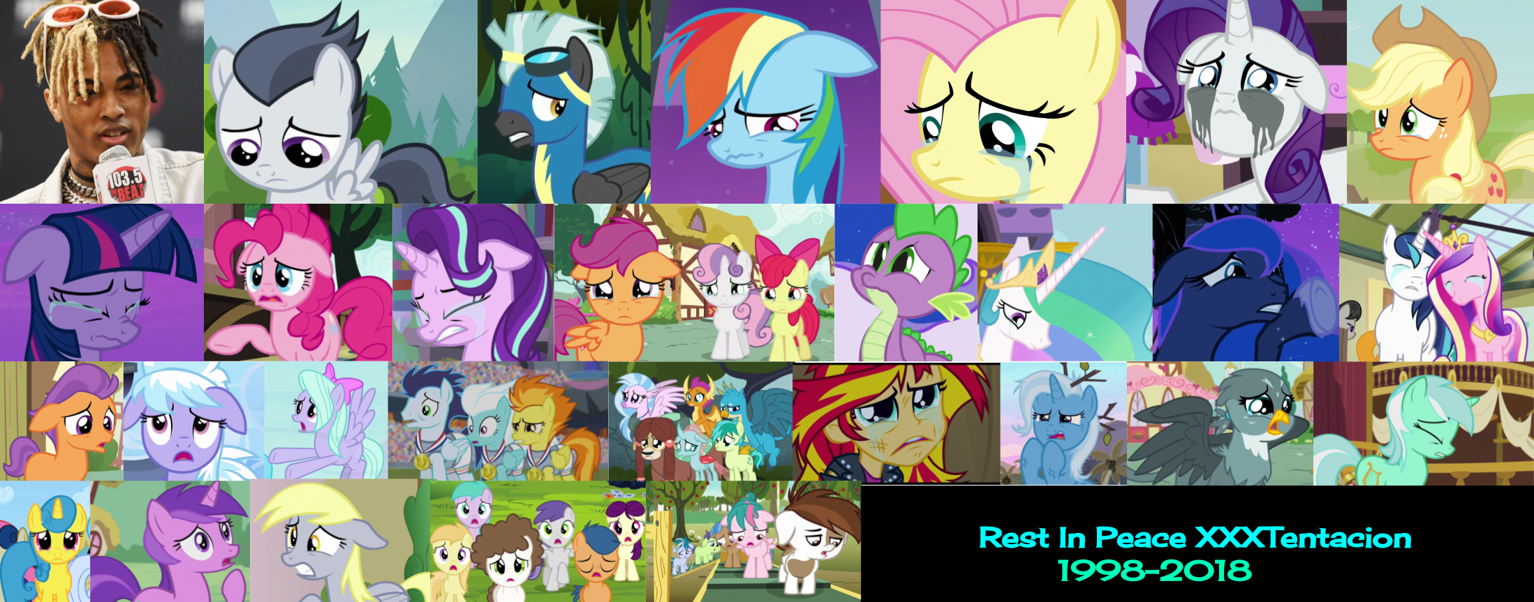 RIP XXXTentacion (MLP Tribute) by JawsandGumballFan24 on DeviantArt