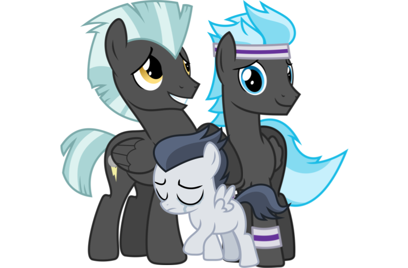 Mlp Rumbles Brothers Rumble Gets Comforted by His Brothers by JawsandGumballFan24 on DeviantArt