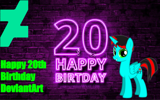 Happy 20th Birthday DeviantArt