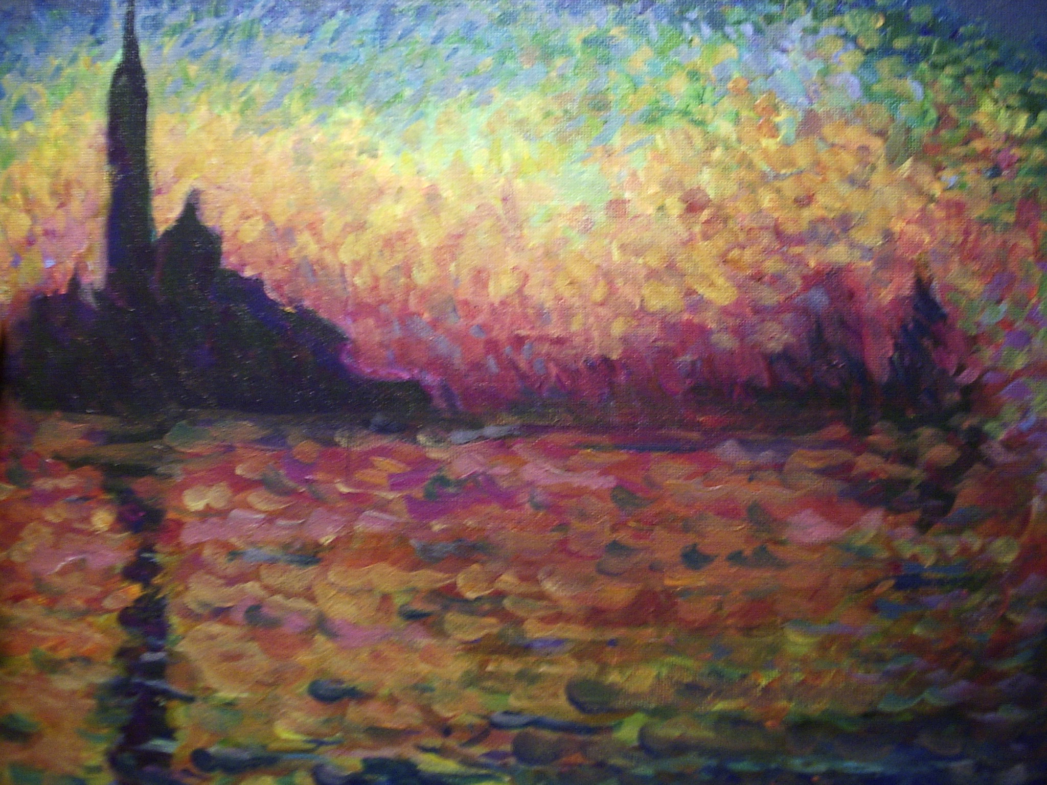 Monet painting