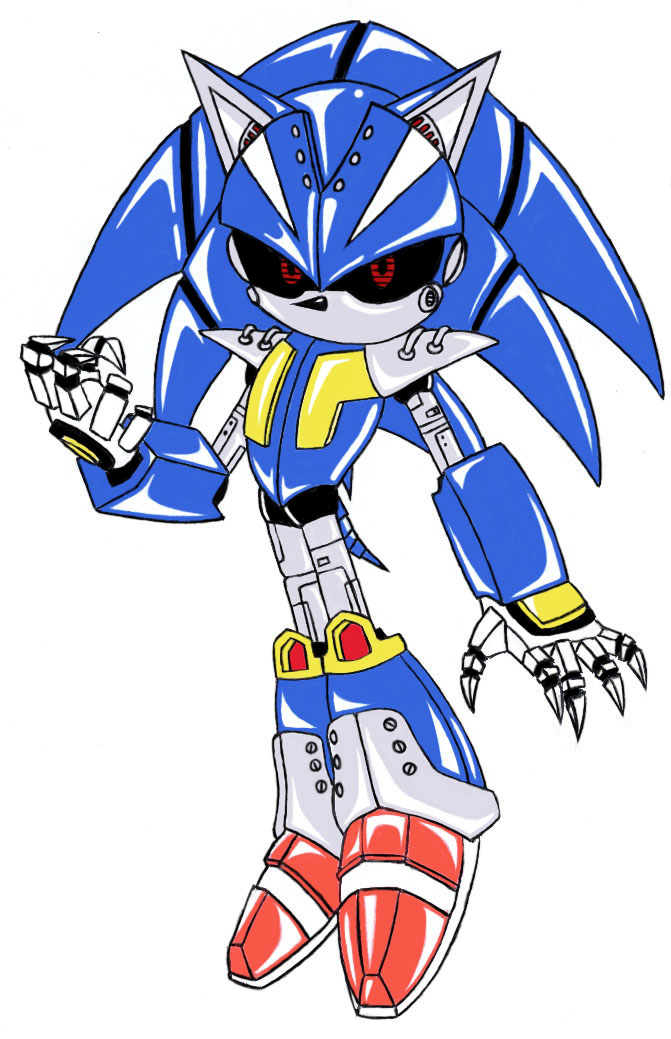 Classic Neo Metal Sonic (Generations-style) Render by JoeTEStrikesBack on  DeviantArt