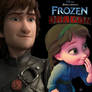 Hiccup, Elsa and their daughter