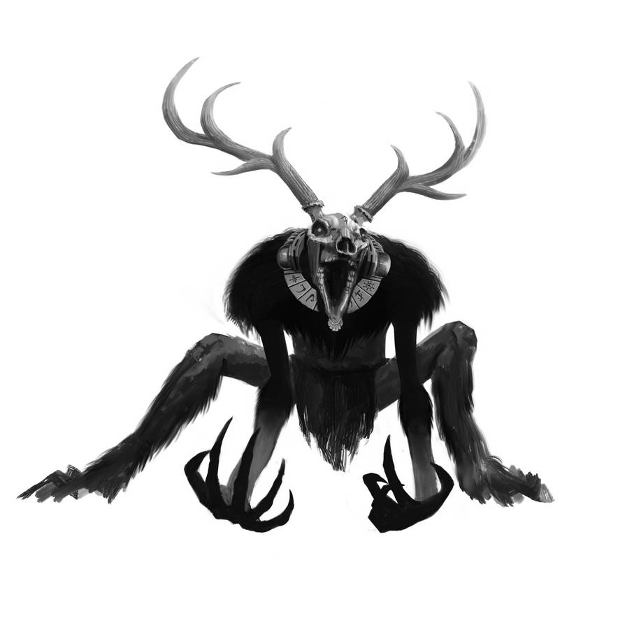 Wendigo Commission by LupuZombie on DeviantArt