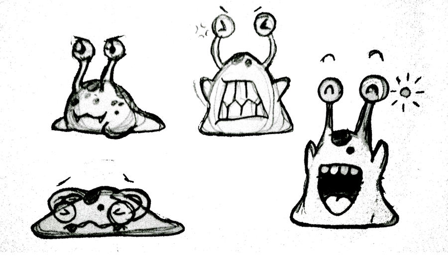 Numemon Sketches by ryuwind23 on DeviantArt