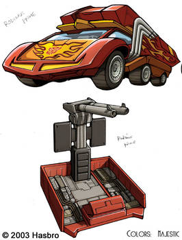 Transformers Rodimus Prime Car
