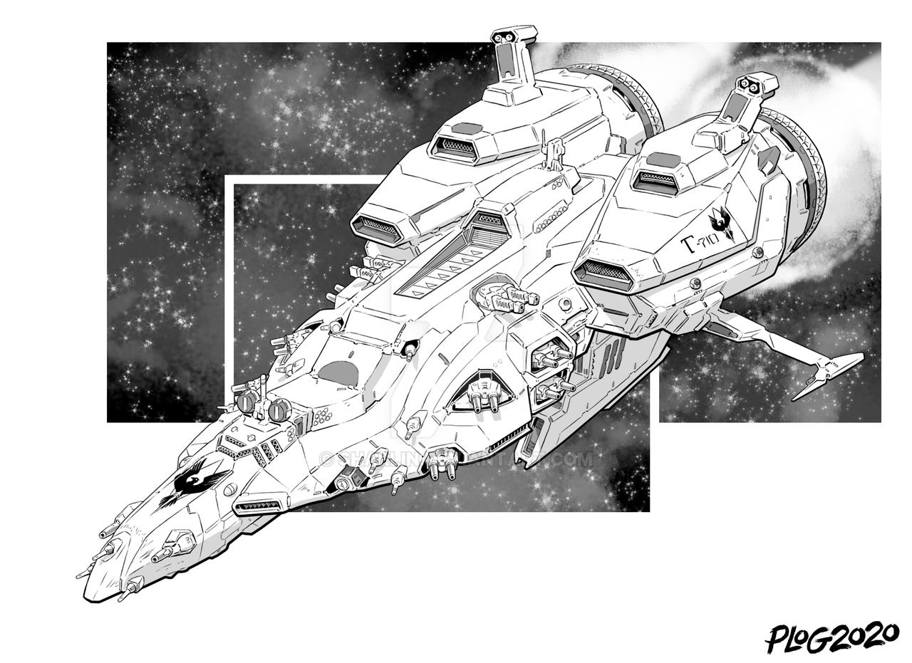 Battletech - Gearing Class Destroyer by sharlin on DeviantArt
