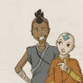 Sokka and Aang