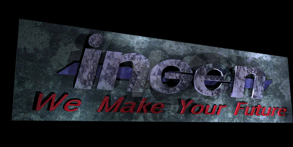 Ingen Computer InGen Site B sign WIP by ComputerGenius on DeviantArt