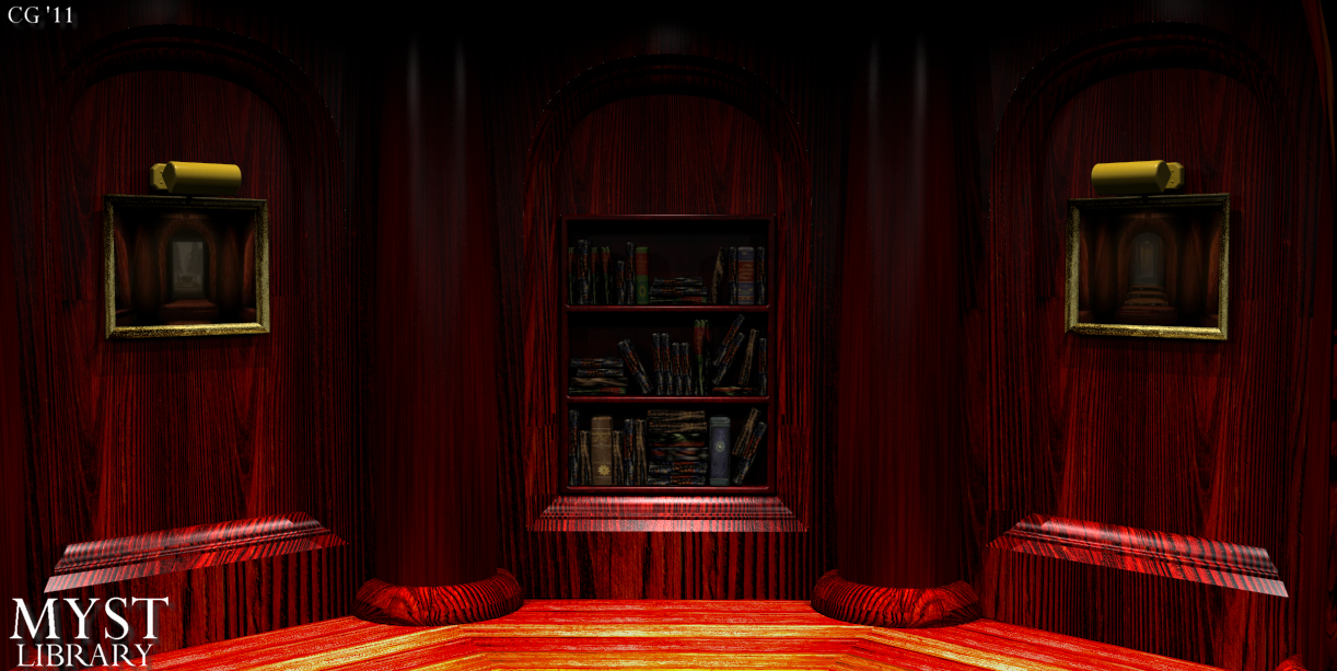 Myst Library Interior