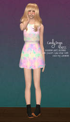 'Candy Drops,' dress