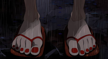 Fuu Kasami Feet Close-up Ai Edited/Upscaled 01