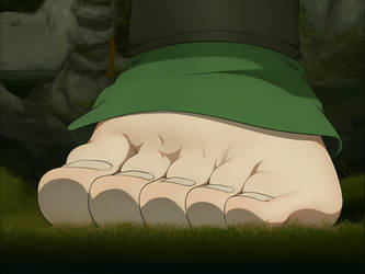 Avatar Toph Foot Close Up Upscaled/Edited by AI 7