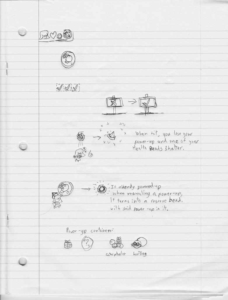 Power-up notes, checkpoint notes by WildBubbleFantasy on DeviantArt