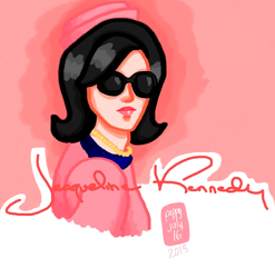 Jackie O in Pink