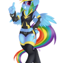 Suited Rainbow Dash