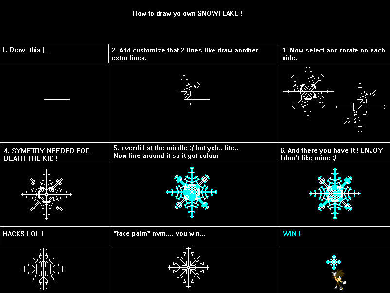 How To Draw Snowflake EASY by RavTheHedgehog on DeviantArt