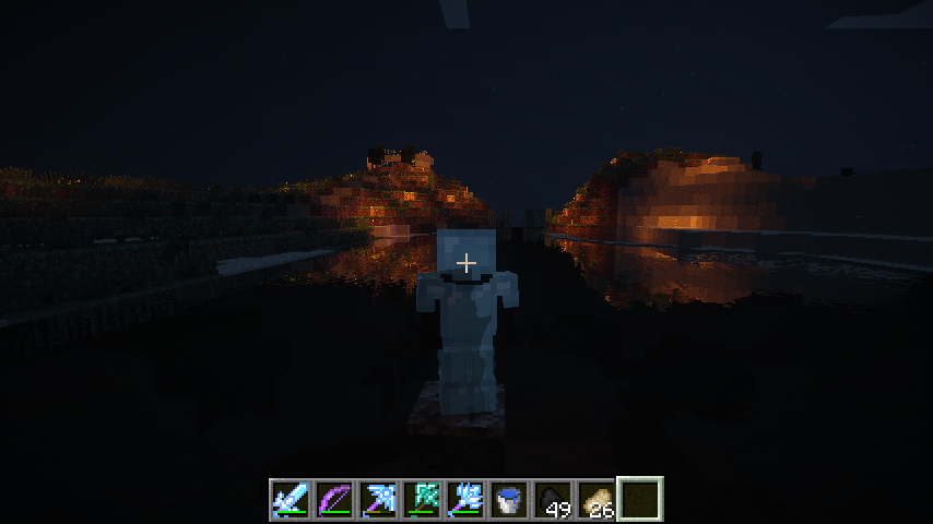 Playing Minecraft Like a Boss NIGHT