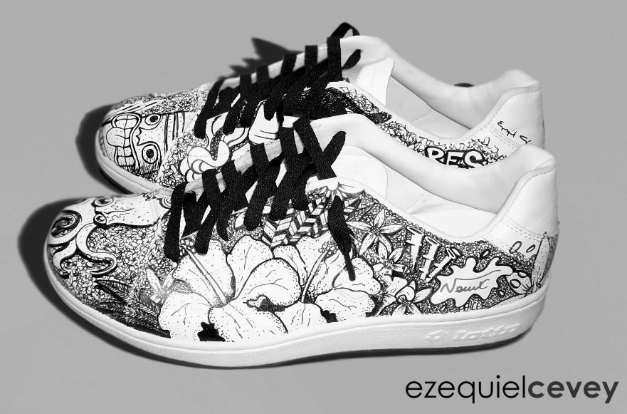 Custom Deviantart Shoes Custom shoes - hibiscus by surfender on DeviantArt