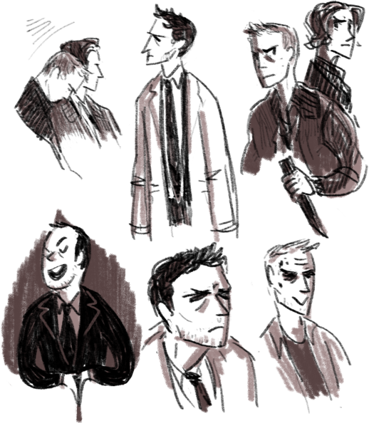 supernatural sketch dump