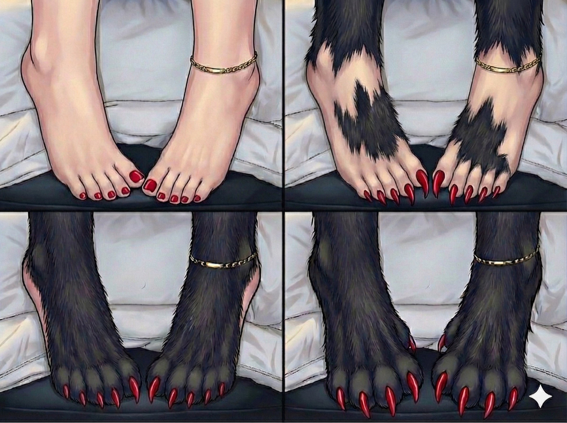 Feet Transform Werewolf Feet Transformation by TFPawMaster on DeviantArt