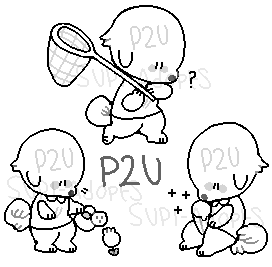 P2U: 3-in-1 Animal crossing pixel pups