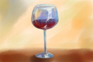 Glass of wine