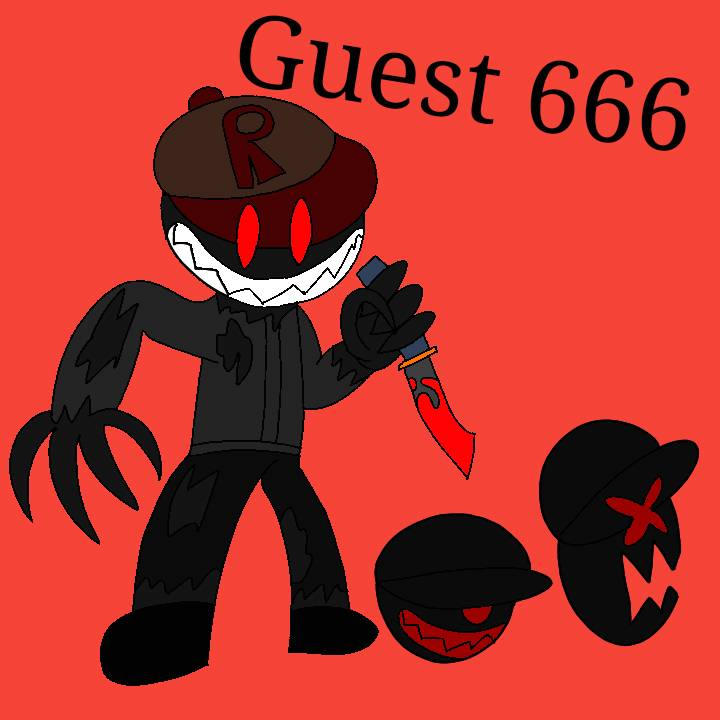 FNF Roblox Guest 666 by ZombiMateusz on DeviantArt