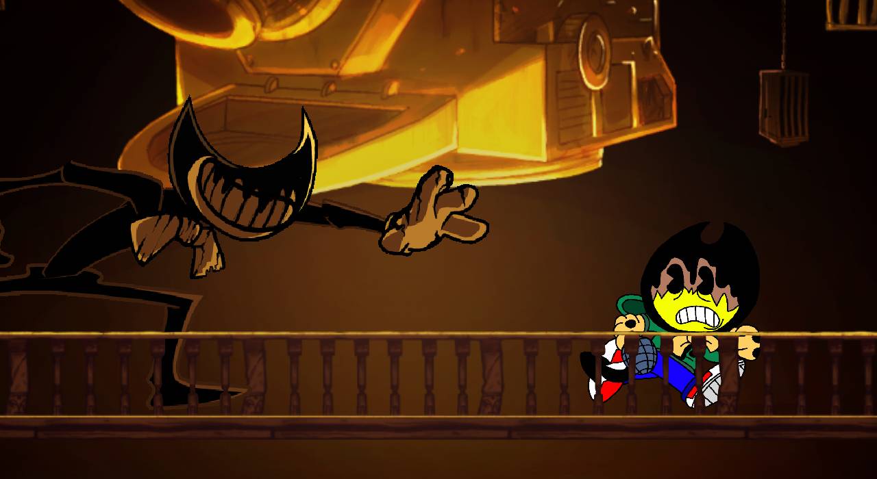 Pixilart - run bendy run by Mjak537