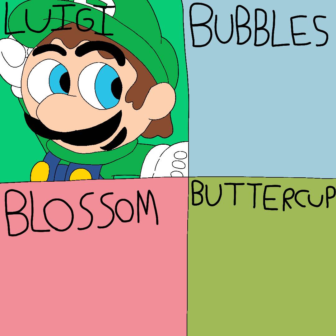 Powerpups and Luigi (Collab) by AlexMonette on DeviantArt