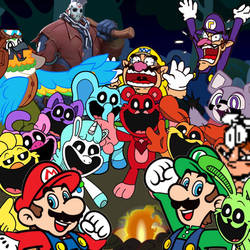 Wario and Waluigi dies by Jason Voorhees (Collab)