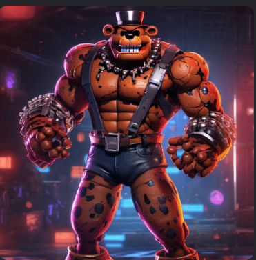 Buff Freddy Fazbear V2 by KeyaanYT on DeviantArt