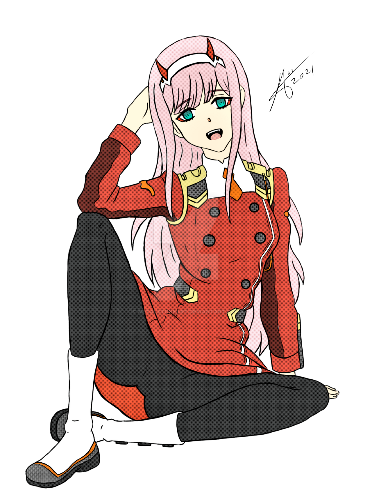 Zero Two by MetalStoneArt on DeviantArt