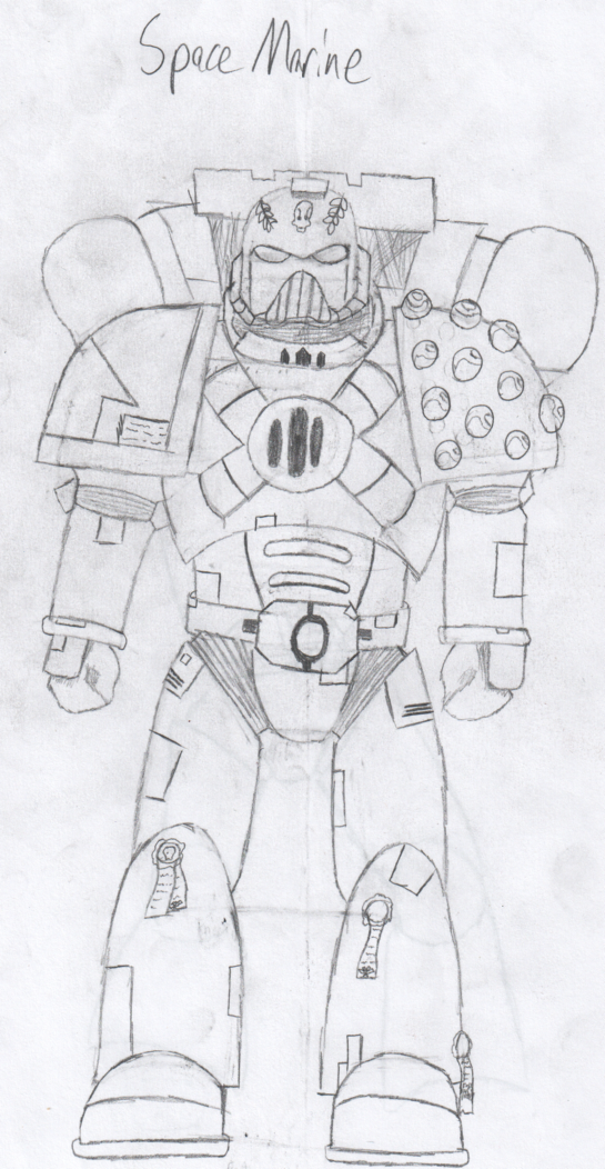 Space Marine Scetch