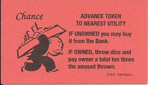 Chance Utility Chance Advance to Utility Card by JDWinkerman on DeviantArt