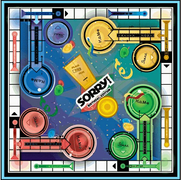 Sorry Game Board Birthday Edition By Jdwinkerman On Deviantart Sorry Game Board Birthday Edition By Jdwinkerman On Deviantart