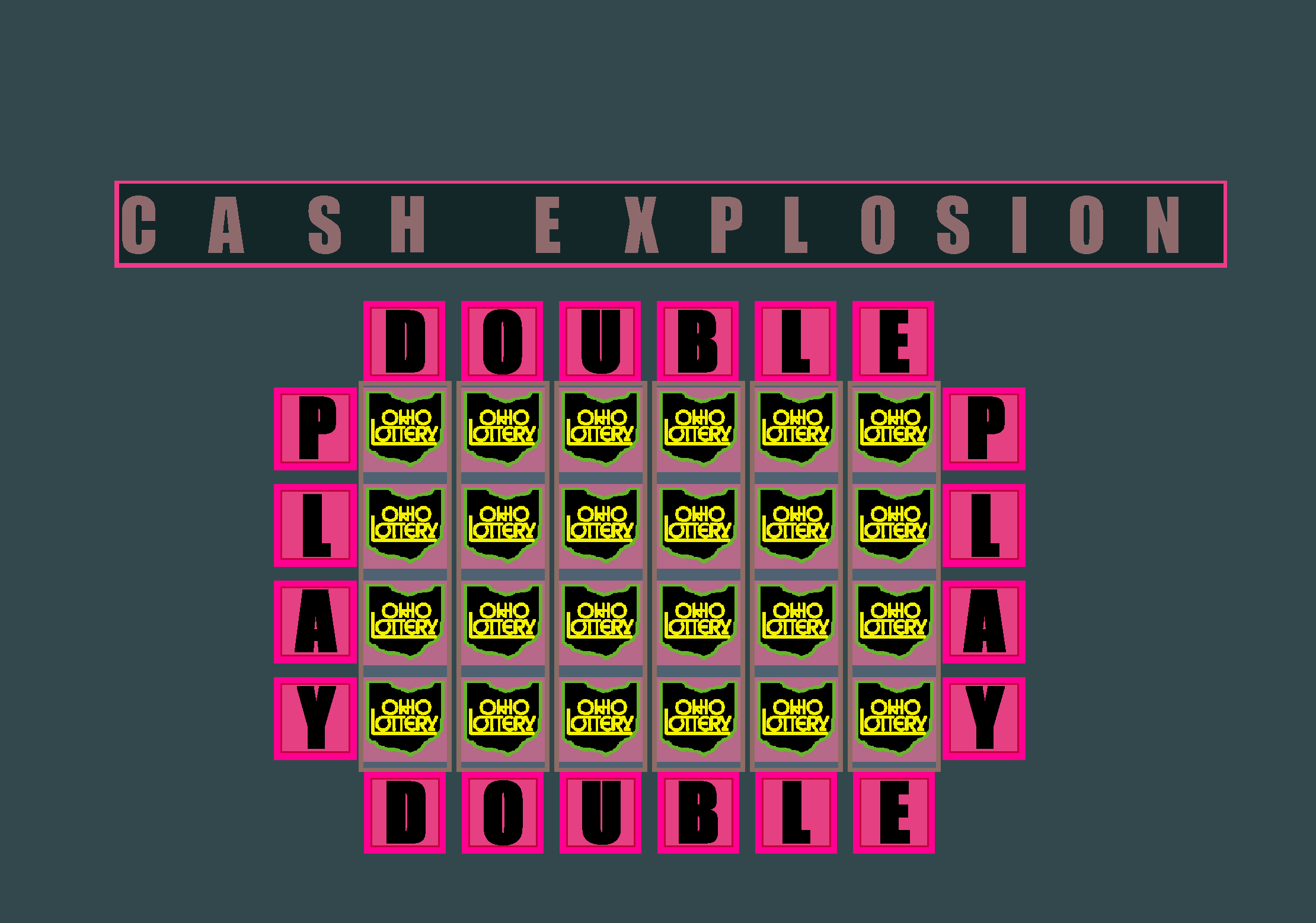 Cash Explosion Double Play Game Board 1996 a by JDWinkerman on DeviantArt
