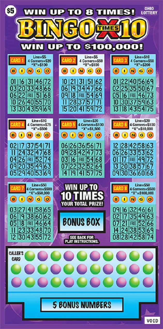 Ohio Lottery Bingo Times 10 2 by JDWinkerman on DeviantArt