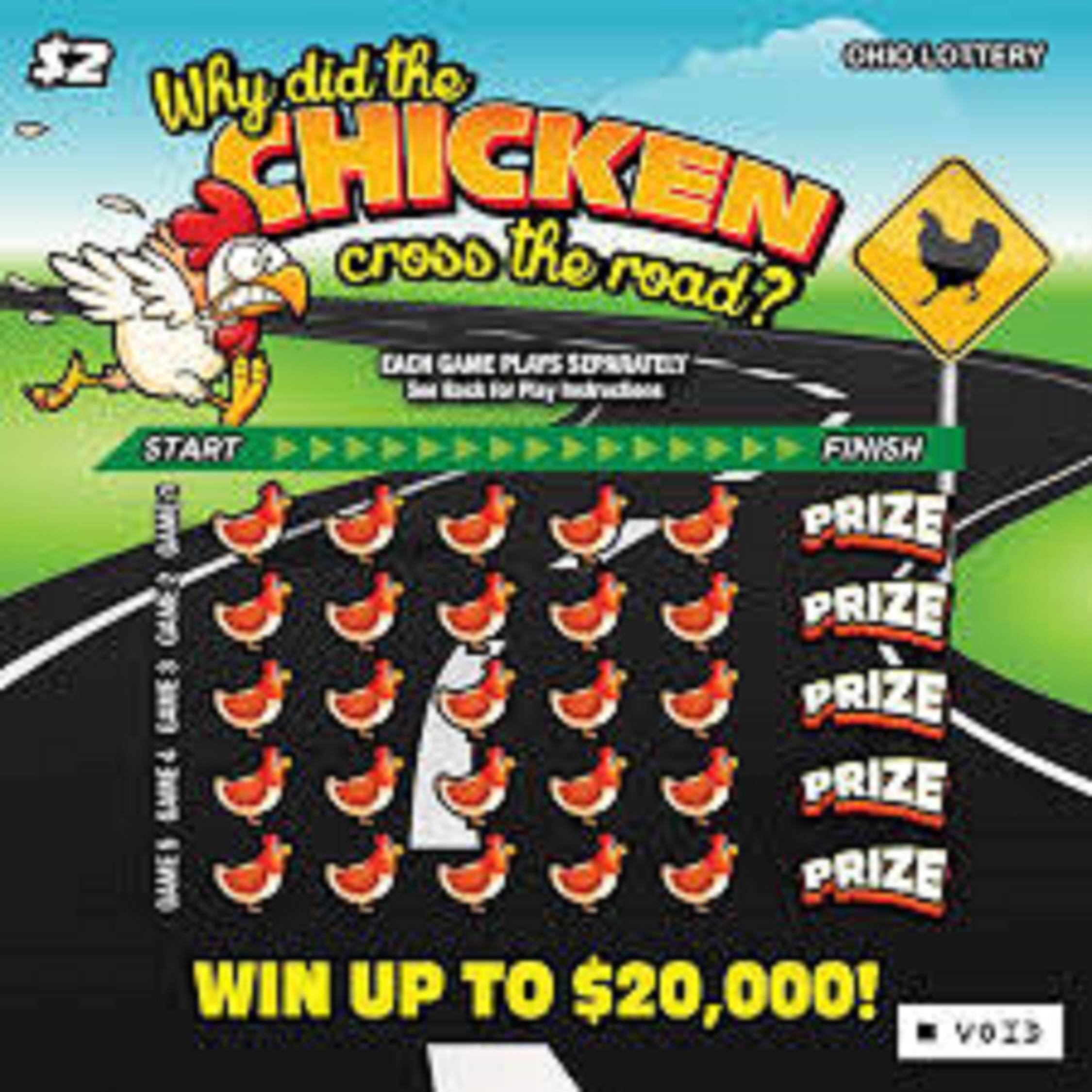 Ohio Lottery Why Did The Chicken Cross The Road By Jdwinkerman On Deviantart Ohio Lottery Why Did The Chicken Cross The Road By Jdwinkerman On Deviantart