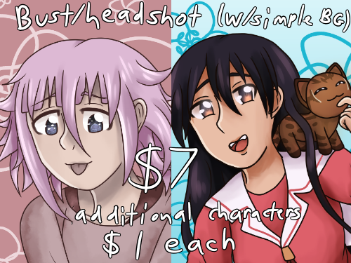 Commissions - Bust by TheApatheticKat Commissions - Bust by TheApatheticKat