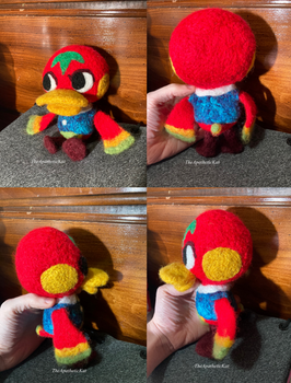 Needle Felted Ketchup Doll (Modded Version)