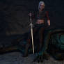 Ciri and the Garkain of Angren