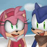 Sonic and Amy #SELFIE