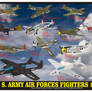 US Army Air Forces Aircraft Print