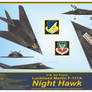 Lockheed Martin F-117A Night Hawk Poster